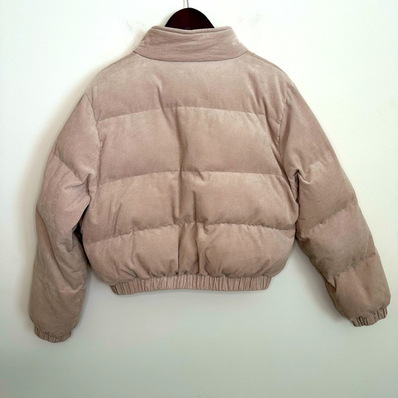 Women’s Cotton-On Corduroy Puffer Coat Size 12 - Picture 7 of 11